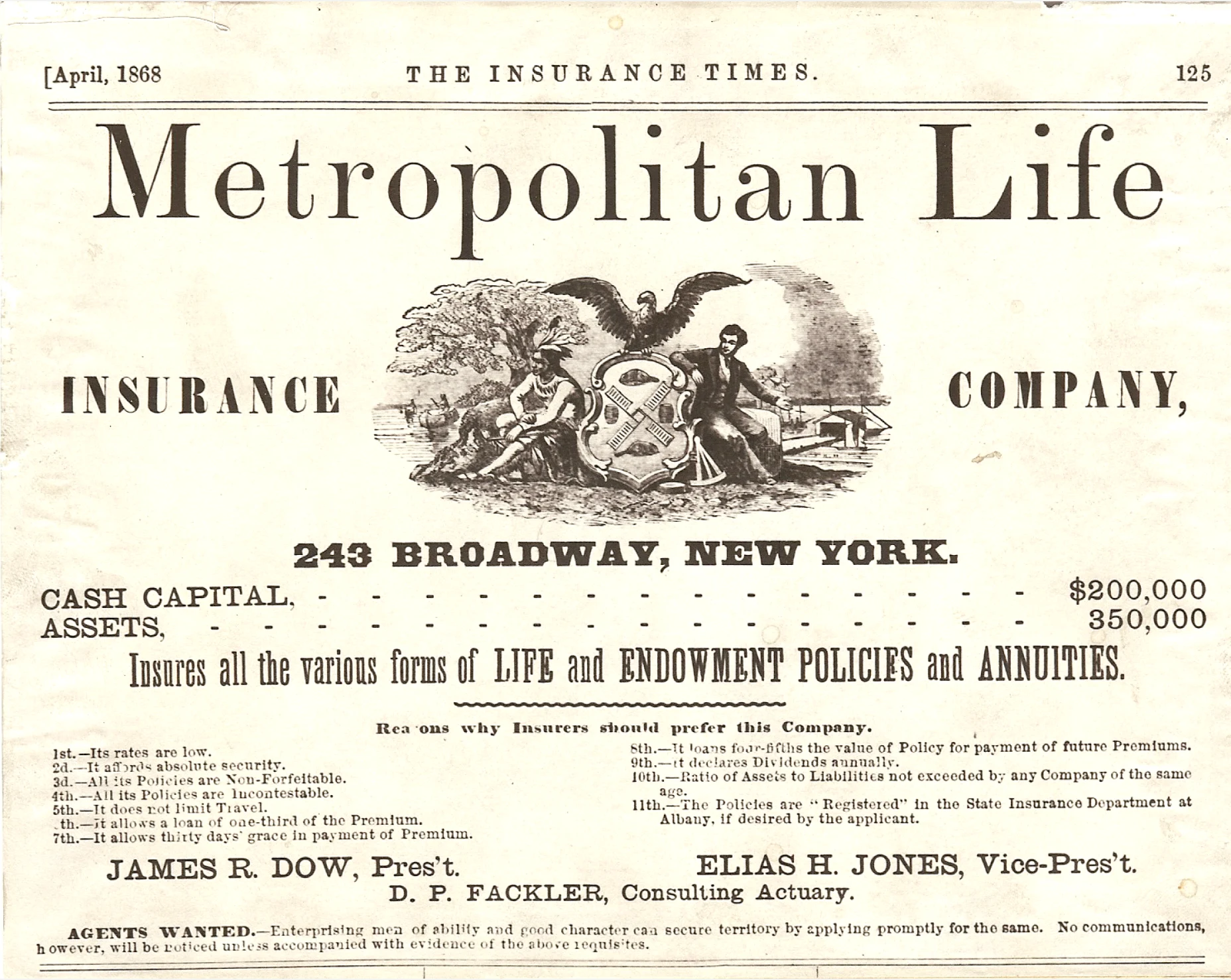 1863: Origins dating back to the American Civil War